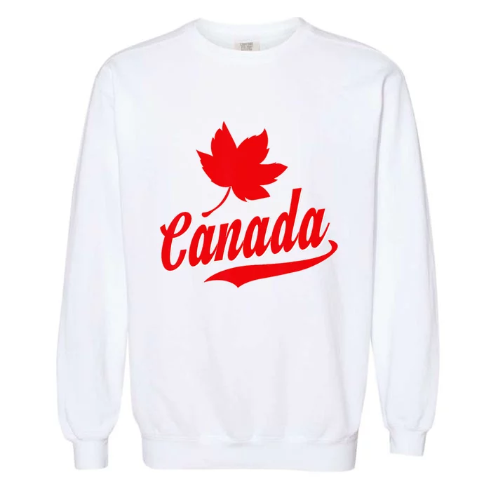 Canadian Maple Leaf Country Canada Garment-Dyed Sweatshirt