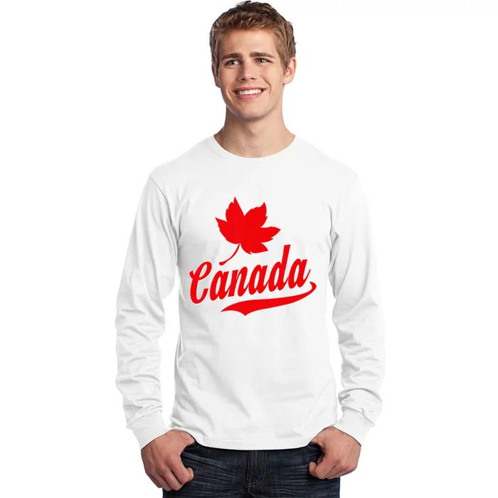 Canadian Maple Leaf Country Canada Tall Long Sleeve T-Shirt