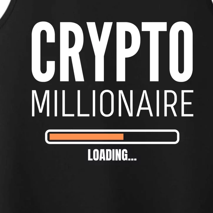 Crypto Millionaire Loading Funny Crypto Currency Performance Tank