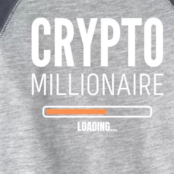 Crypto Millionaire Loading Funny Crypto Currency Toddler Fine Jersey T-Shirt