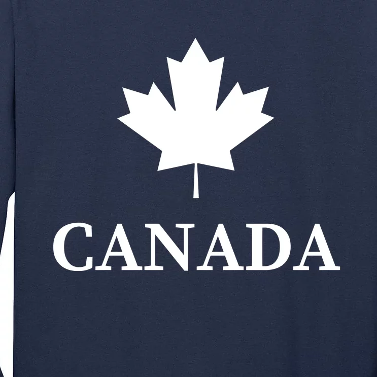 Canada Maple Leaf Canadian Flag Tall Long Sleeve T-Shirt