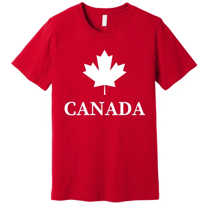 Canada Maple Leaf Canadian Flag Premium T-Shirt