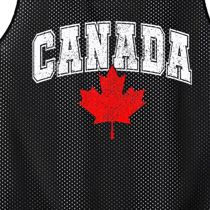 Canada Maple Leaf Canadian Flag Pride Mesh Reversible Basketball Jersey Tank