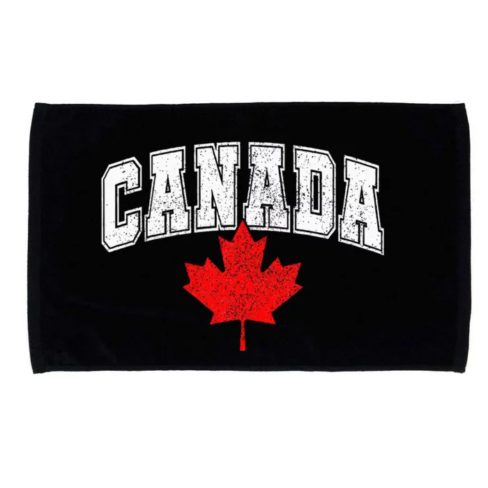 Canada Maple Leaf Canadian Flag Pride Microfiber Hand Towel