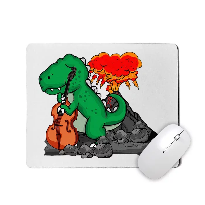 Contrabass Music Lover Dinosaur Musician Double Bass Mousepad