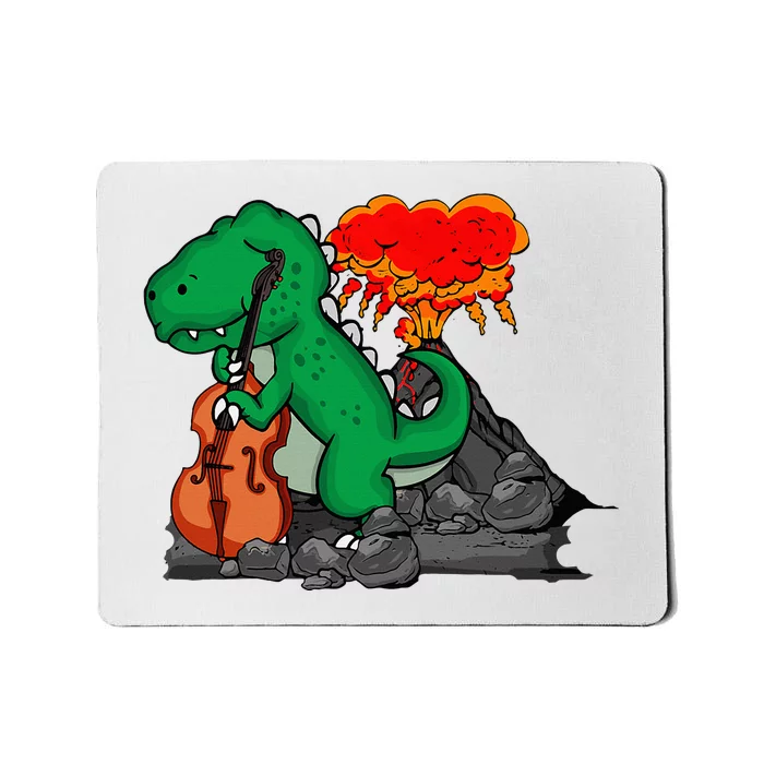 Contrabass Music Lover Dinosaur Musician Double Bass Mousepad