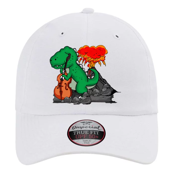 Contrabass Music Lover Dinosaur Musician Double Bass The Original Performance Cap