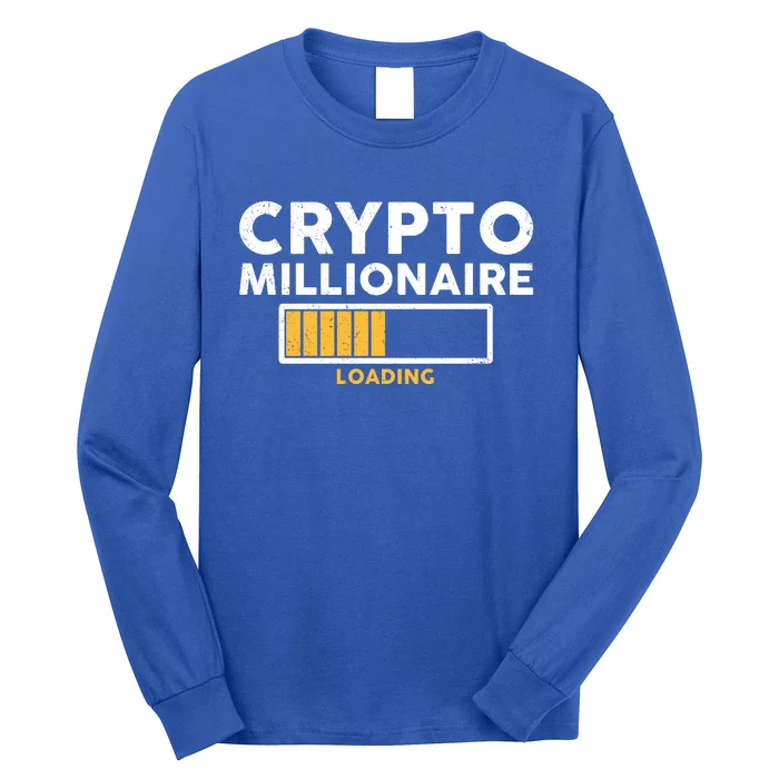 Crypto Millionaire Loading Long Sleeve Shirt