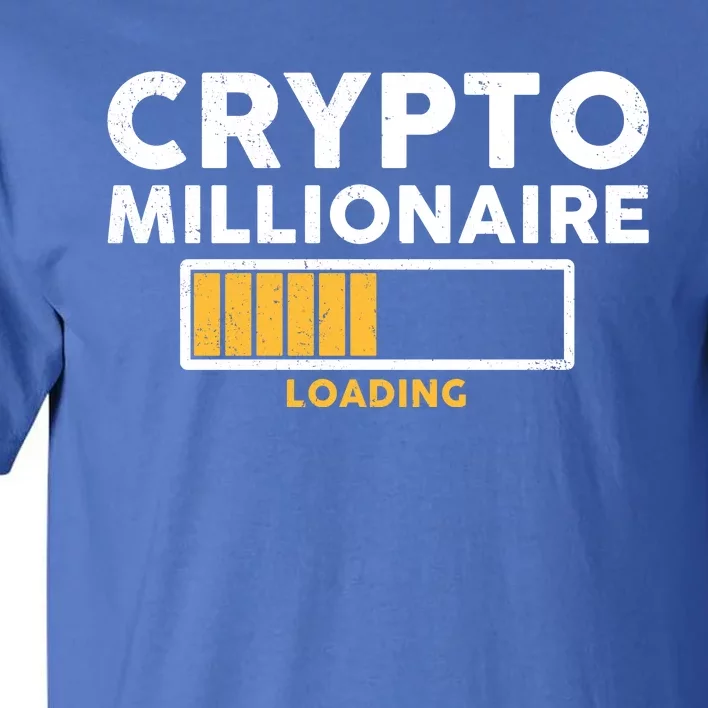 Crypto Millionaire Loading Tall T-Shirt