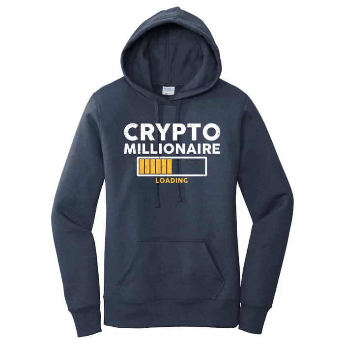 Crypto Millionaire Loading Women's Pullover Hoodie