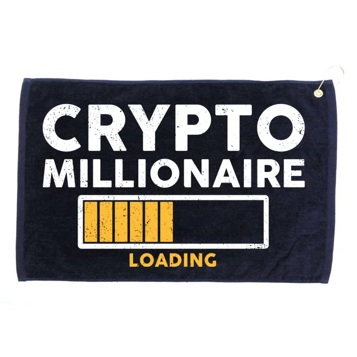 Crypto Millionaire Loading Grommeted Golf Towel