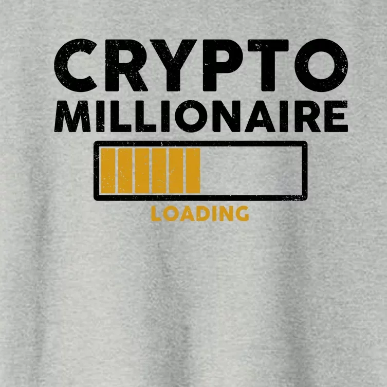 Crypto Millionaire Loading Women's Crop Top Tee