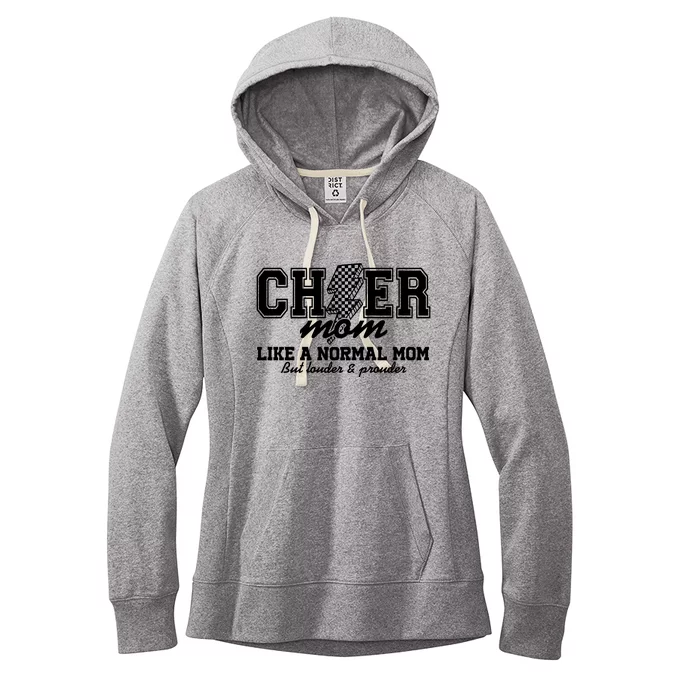 Cheer Mom Like A Normal Mom But Louder And Prouder Women's Fleece Hoodie