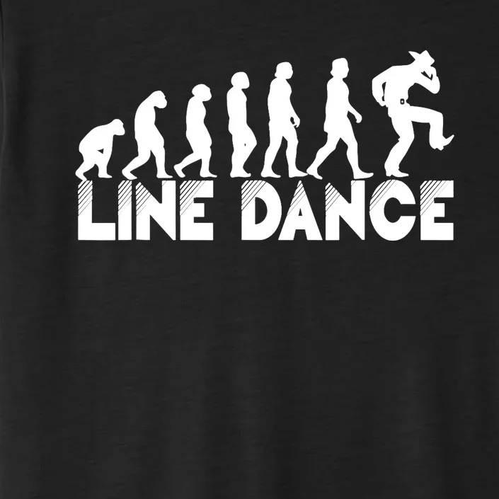 Country Music Line Dancer The Evolution of Line Dance ChromaSoft Performance T-Shirt