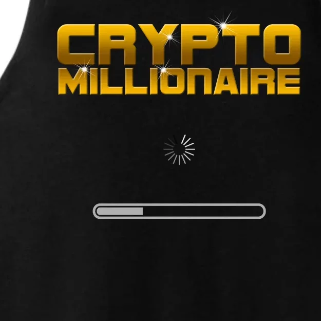 Crypto Millionaire Loading Ladies Tri-Blend Wicking Tank