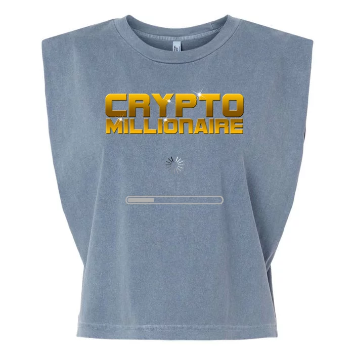 Crypto Millionaire Loading Garment-Dyed Women's Muscle Tee