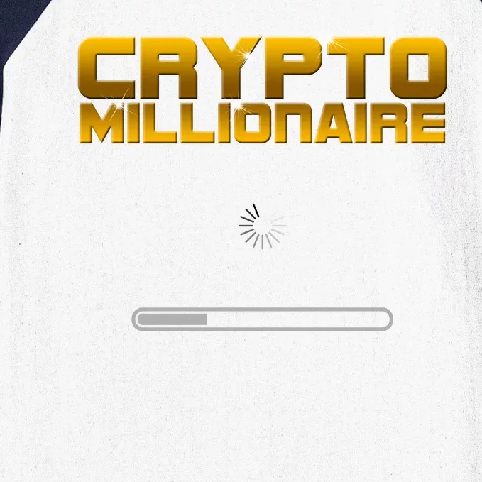 Crypto Millionaire Loading Baseball Sleeve Shirt