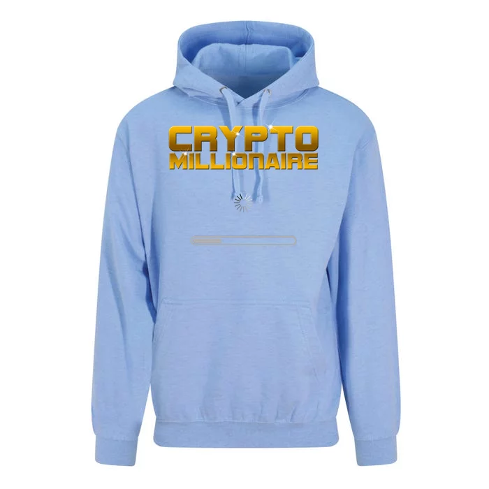 Crypto Millionaire Loading Unisex Surf Hoodie