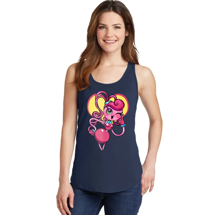 Cute Mommy Legs In The Heart Poppys Game Play Times For Kids Ladies Essential Tank