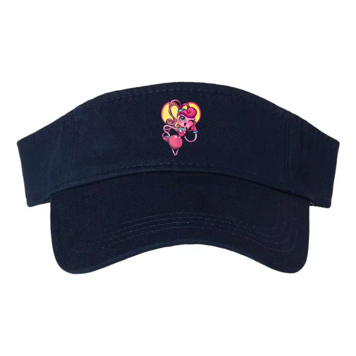 Cute Mommy Legs In The Heart Poppys Game Play Times For Kids Valucap Bio-Washed Visor