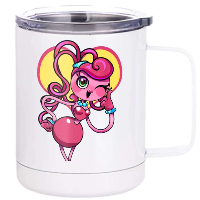 Cute Mommy Legs In The Heart Poppys Game Play Times For Kids Front & Back 12oz Stainless Steel Tumbler Cup