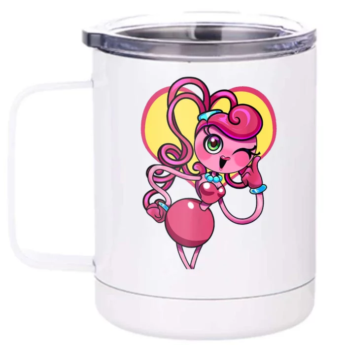 Cute Mommy Legs In The Heart Poppys Game Play Times For Kids Front & Back 12oz Stainless Steel Tumbler Cup