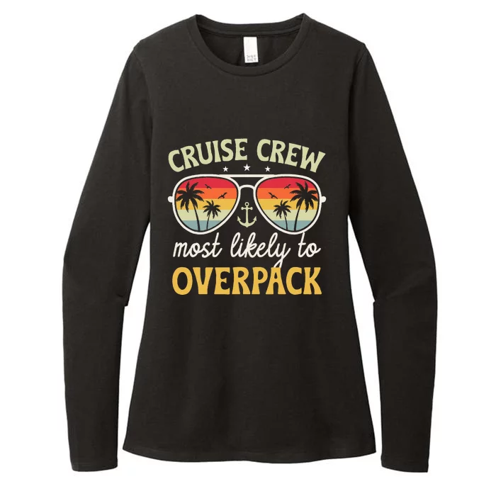 Cruise Most Likely To Overpack Matching Family Cruise 2024 Womens CVC Long Sleeve Shirt