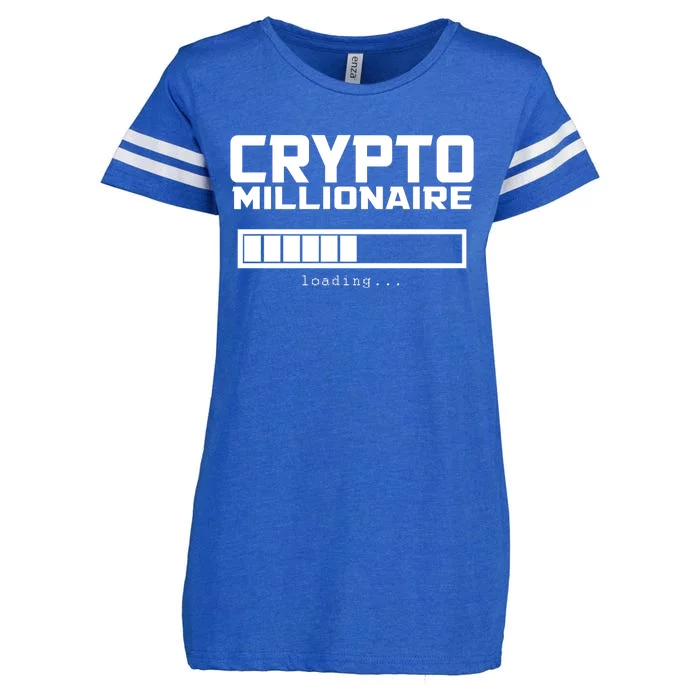 Cyrpto Millionaire Loading Enza Ladies Jersey Football T-Shirt