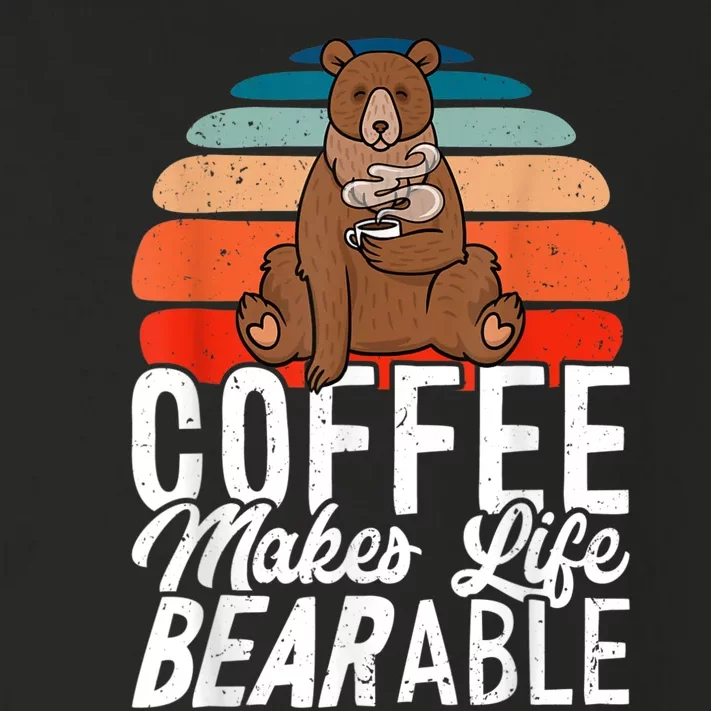 Coffe Make Life Bearable Toddler Long Sleeve Shirt