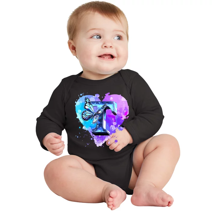 Concert Music Lover Summer Vacation City Funny Butterfly Art Baby Long Sleeve Bodysuit