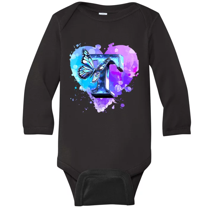 Concert Music Lover Summer Vacation City Funny Butterfly Art Baby Long Sleeve Bodysuit