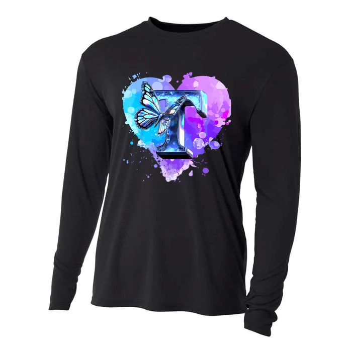 Concert Music Lover Summer Vacation City Funny Butterfly Art Cooling Performance Long Sleeve Crew