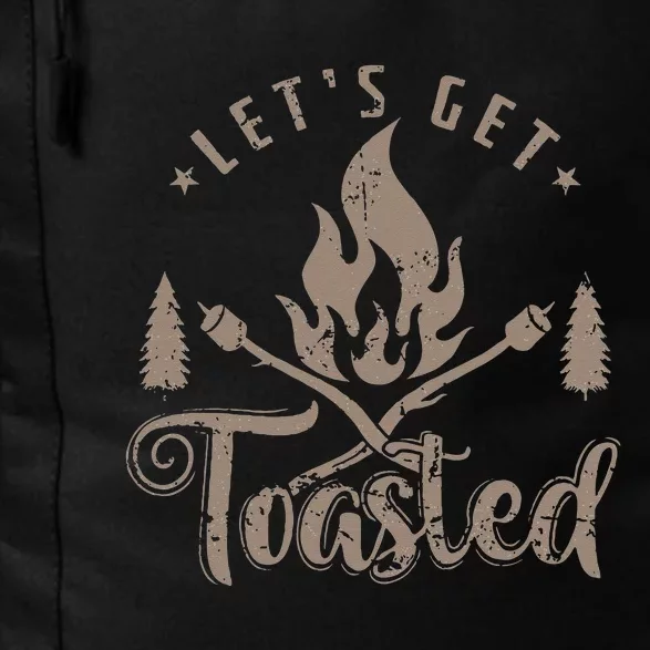 Camping Marshmallow Let`s Get Toasted Daily Commute Backpack