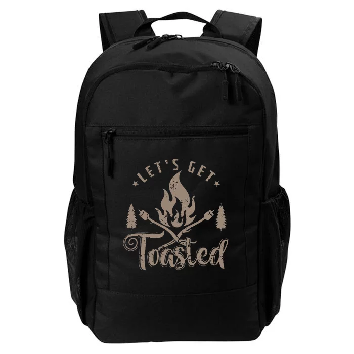 Camping Marshmallow Let`s Get Toasted Daily Commute Backpack