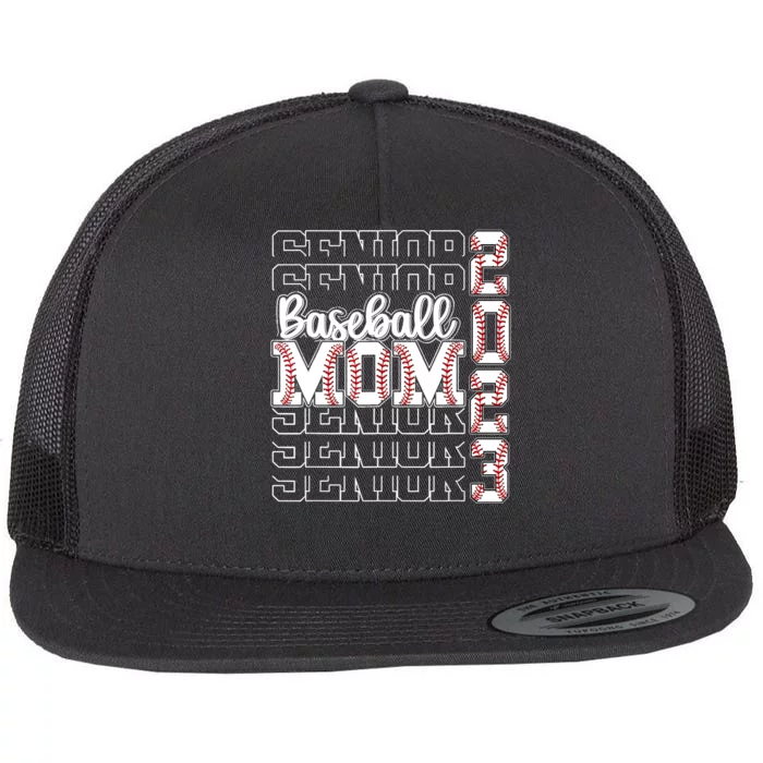 Cheer Mom Leopard Cheerleader For Wo Mothers Day Flat Bill Trucker Hat