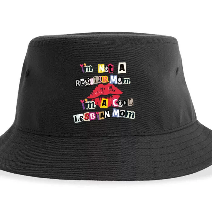 Cool Moms Lesbian Mothers Day Gift Sustainable Bucket Hat