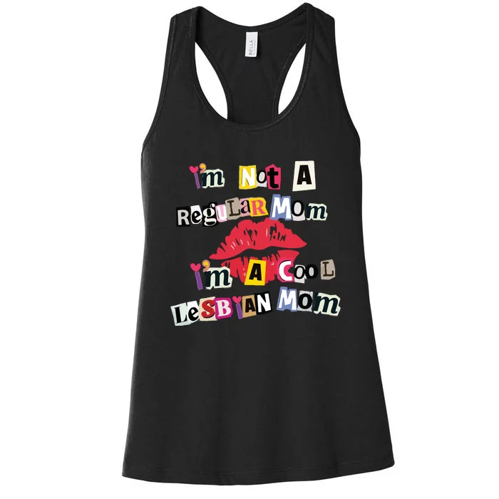 Cool Moms Lesbian Mothers Day Gift Women's Racerback Tank