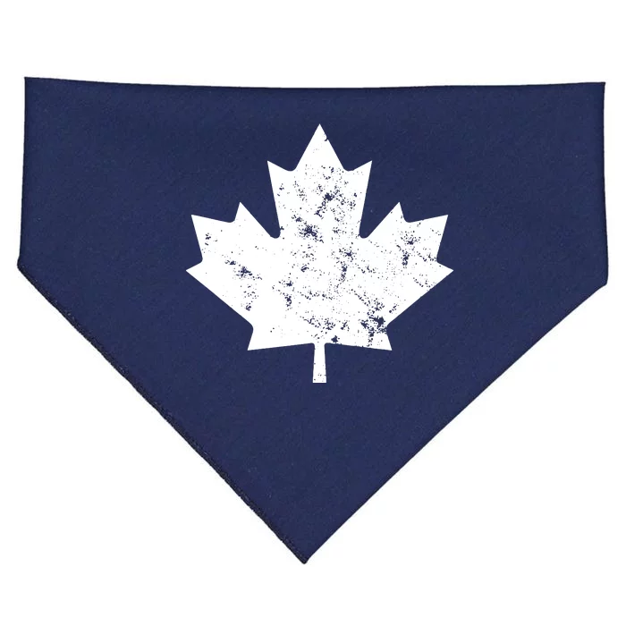 Canada Maple Leaf Flag Vintage Red White Canada Day Tank Top USA-Made Doggie Bandana