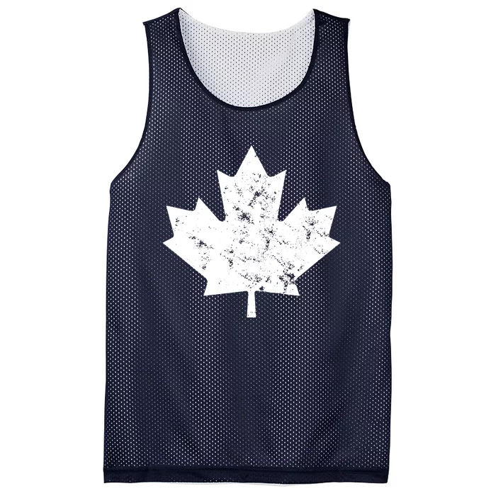 Canada Maple Leaf Flag Vintage Red White Canada Day Tank Top Mesh Reversible Basketball Jersey Tank