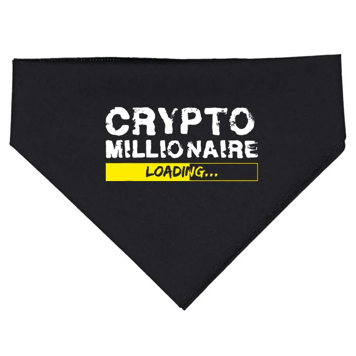 Crypto Millionaire Loading USA-Made Doggie Bandana