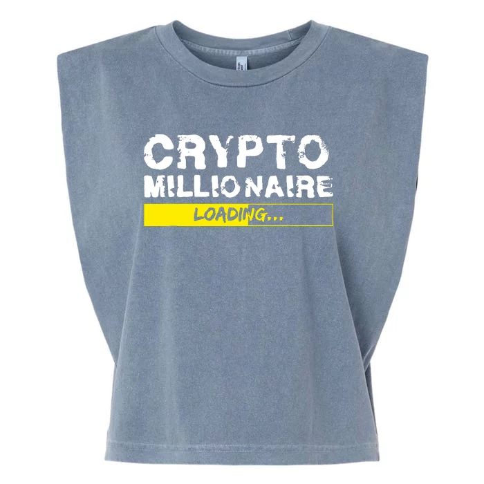 Crypto Millionaire Loading Garment-Dyed Women's Muscle Tee