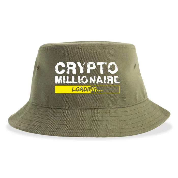 Crypto Millionaire Loading Sustainable Bucket Hat