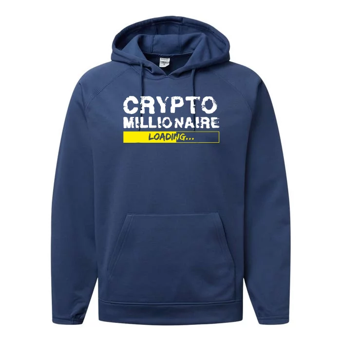 Crypto Millionaire Loading Performance Fleece Hoodie