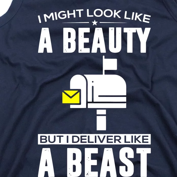 Cute Mail Lady Mail Carrier Postal Worker Tank Top