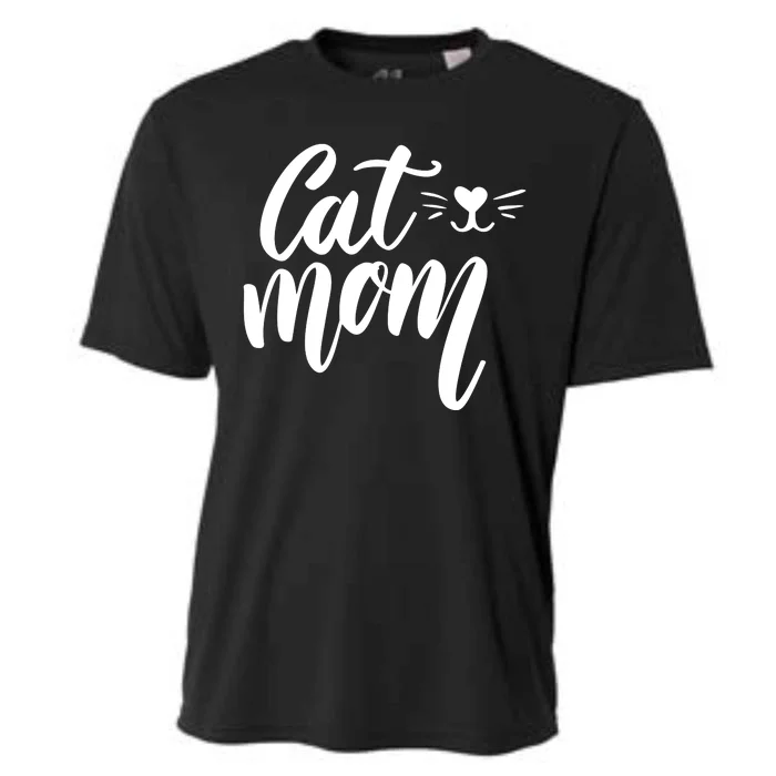 Cat Mom Lover Cute Gift Cooling Performance Crew T-Shirt