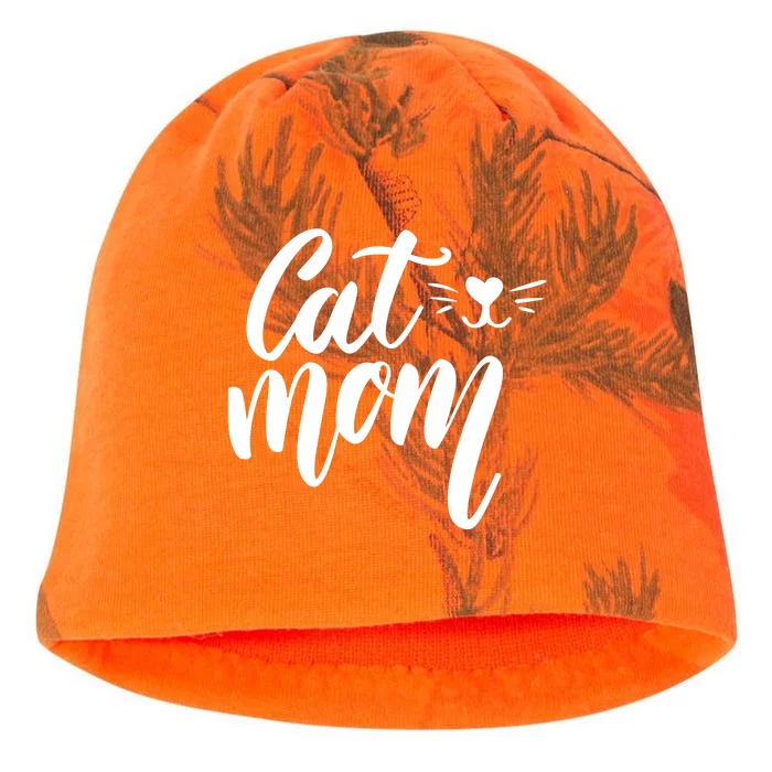 Cat Mom Lover Cute Gift Kati - Camo Knit Beanie