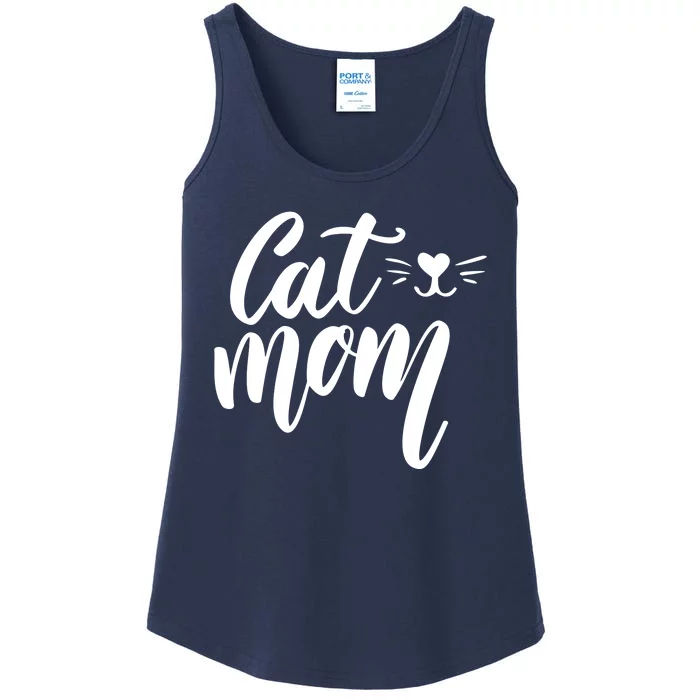 Cat Mom Lover Cute Gift Ladies Essential Tank