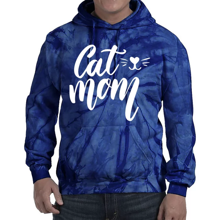 Cat Mom Lover Cute Gift Tie Dye Hoodie