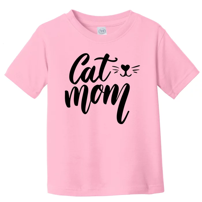 Cat Mom Lover Cute Gift Toddler T-Shirt