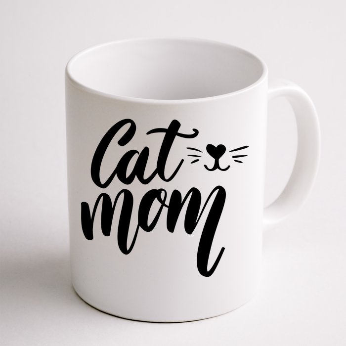 Cat Mom Lover Cute Gift Front & Back Coffee Mug